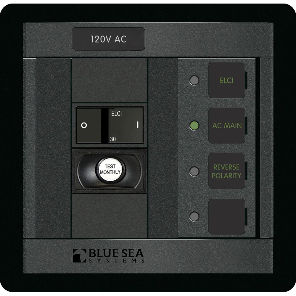 Blue Sea 1502 ELCI Main 30A Double Pole Panel 1502